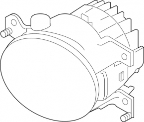 Left fog light for Infiniti Q50 19-20 LED