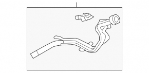 Fuel filler neck of Hyundai Sonata 11-14