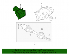 Front Gearbox Bracket BMW X5 F15 14-18 N55 AWD