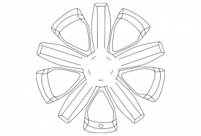 Wheel disk R18 Toyota Highlander 20-