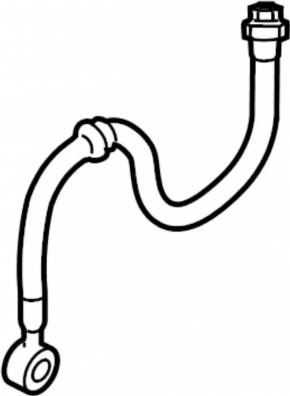 Brake hose rear left Nissan Pathfinder 13-20