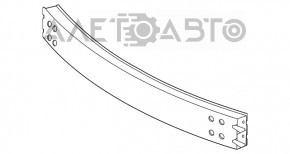 Toyota Highlander 20 Front Bumper Reinforcement - Upper