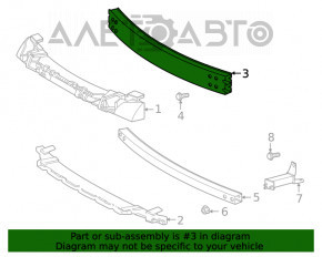 Toyota Highlander 20 Front Bumper Reinforcement - Upper