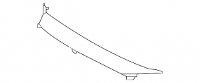 Upper trim of the front bumper Toyota Highlander 20-