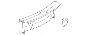 Trunk opening trim VW Golf 15-21 5d