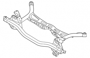 Rear subframe VW Jetta 19-