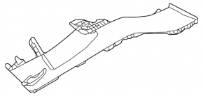 Left rear pillar trim Hyundai Tucson 25-26 black