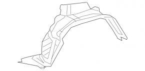 Front right fender liner G-class W463 G550 19-24