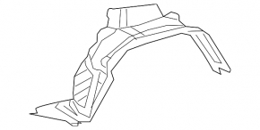 Front right fender liner G-class W463 G550 19-24