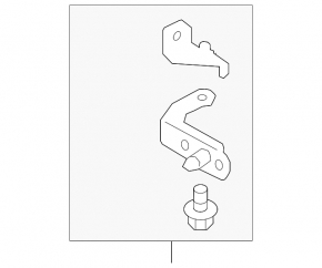 Upper front left door hinge Ford Explorer 20-