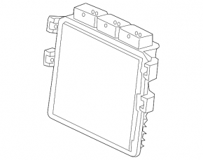 Block ECU engine computer Jaguar F-Pace X761 17-19 AJ126, AJ133