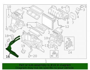 Mazda CX-3 16-21 heater air conditioner radiator