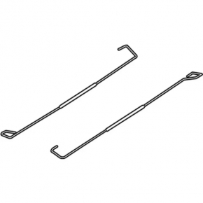 Left trunk lid hinge torsion bar for Lincoln MKZ 13-20
