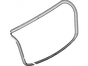 Ford Fiesta 14-19 4d Trunk Lid Seal