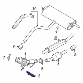Ford Bronco Sport 21-25 1.5T Intake Pipe Bracket