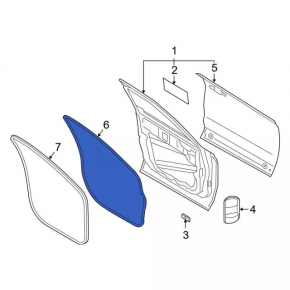 Front Left Door Seal Ford Bronco Sport 21-25