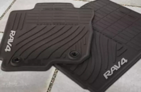 Set of floor mats for Toyota Rav4 13-18 rubber