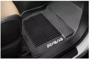 Set of floor mats for Toyota Rav4 13-18 rubber