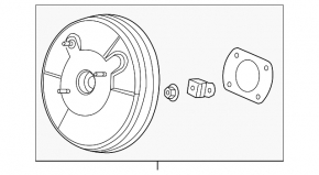 Honda Civic X FC 16-21 Vacuum Booster