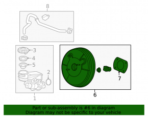 Honda Civic X FC 16-21 Vacuum Booster