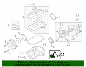 BMW X1 E84 13-15 2.0T N20 Engine Oil Level Sensor