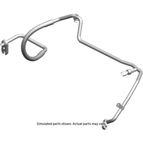 Air conditioning condenser-compressor tube Chevrolet Volt 16-