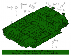 Nissan Ariya 23-25 91kWh Extended Range AWD Battery Assembly