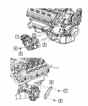 Front Transfer Case Chrysler 300 11- 3.6