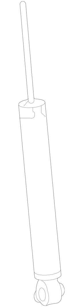 Shock absorber rear left Lexus CT200h 11-12