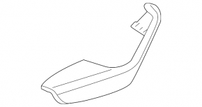 Front right door armrest for Audi A6 C7 12-18, beige leather