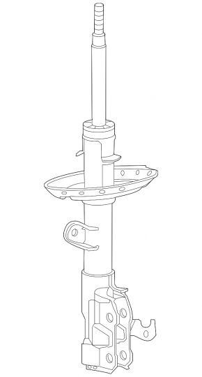 Front left shock absorber Honda CRZ 11-11