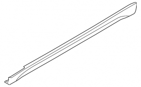 Right threshold for BMW X1 E84 13-15 X line