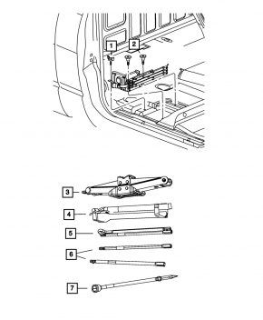 Dodge Journey 11- Jack Handle