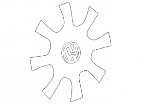 Wheel cap R18 VW Beetle 12-19