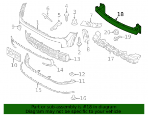 Kia Sportage 23-26 front bumper reinforcement