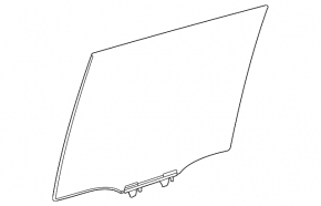 Rear left door glass for Lexus LX 22-26