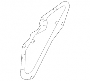 Mitsubishi Outlander 22-26 large rear right door panel