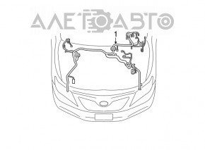 Wiring underhood with fuse box Toyota Camry v40 hybrid