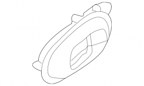 Kia Niro 17-19 gray inner front left door handle