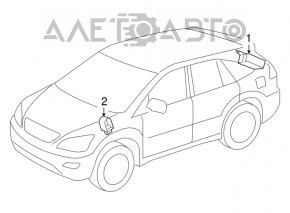 Lexus RX400h 06-09 Tailgate Control Receiver