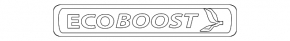 Emblem inscription ECOBOOST tailgate Ford Edge 15-18