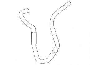 Inverter Radiator Cooling Hose Left Toyota Sienna 21-25