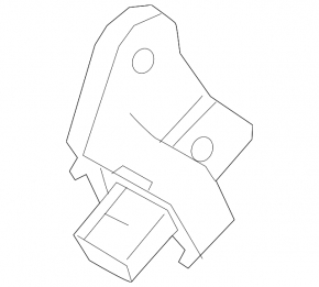 Left door airbag sensor for Infiniti QX50 19-20