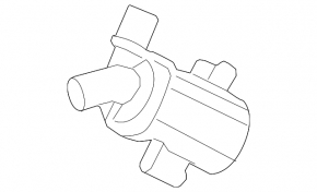 Cooling system pump Ford C-max MK2 13-18 metal, chip broken