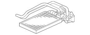 Mitsubishi Galant 04-12 heater radiator