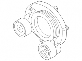 Audi A6 C8 19-23 2.0T Drive Belt Tensioner Pulley