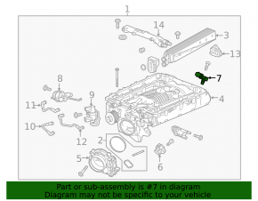 Map Sensor Cadillac CTS 14-19