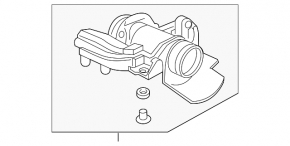 Turbocharger pipe for Honda Accord 18-22 1.5T