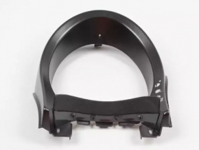 Fiat 500 12-19 black instrument panel trim panel