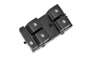 Front left window lift control Chevrolet Malibu 13-16 with cover, rub button